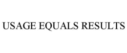USAGE EQUALS RESULTS trademark