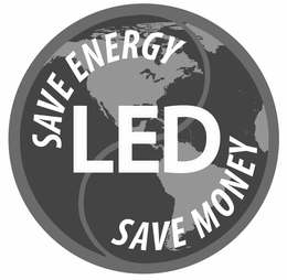 SAVE ENERGY LED SAVE MONEY trademark