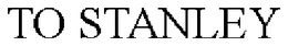 TO STANLEY trademark