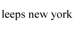 LEEPS NEW YORK trademark