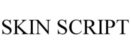 SKIN SCRIPT trademark