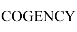 COGENCY trademark