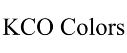 KCO COLORS trademark