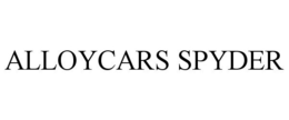 ALLOYCARS SPYDER trademark