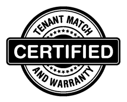 CERTIFIED TENANT MATCH AND WARRANTY trademark