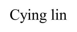 CYING LIN trademark