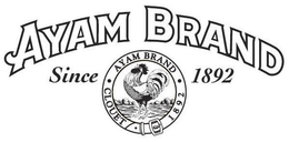 AYAM BRAND SINCE 1892 AYAM BRAND · CLOUET 1892 · trademark