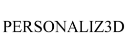 PERSONALIZ3D trademark