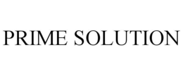 PRIME SOLUTION trademark