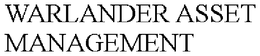 WARLANDER ASSET MANAGEMENT trademark