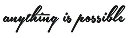 ANYTHING IS POSSIBLE trademark