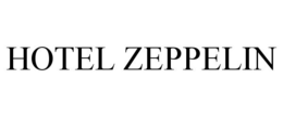 HOTEL ZEPPELIN trademark