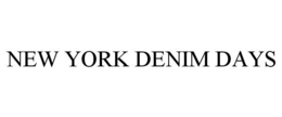 NEW YORK DENIM DAYS trademark