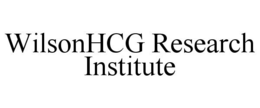 WILSONHCG RESEARCH INSTITUTE trademark