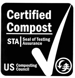CERTIFIED COMPOST STA SEAL OF TESTING ASSURANCE US COMPOSTING COUNCIL trademark