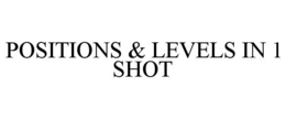 POSITIONS & LEVELS IN 1 SHOT trademark