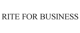 RITE FOR BUSINESS trademark