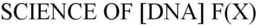 SCIENCE OF [DNA] F(X) trademark