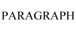 PARAGRAPH trademark