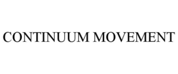 CONTINUUM MOVEMENT trademark