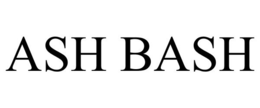 ASH BASH trademark