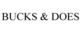 BUCKS & DOES trademark