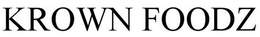 KROWN FOODZ trademark