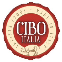 CIBO ITALIA ARTISAN FOODS · MADE IN ITALY trademark
