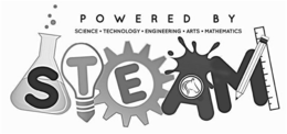 POWERED BY SCIENCE · TECHNOLOGY · ENGINEERING · ARTS · MATHEMATICS STEAM trademark