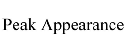 PEAK APPEARANCE trademark