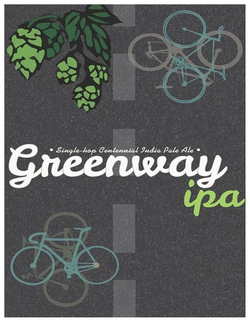 SINGLE-HOP CENTENNIAL INDIA PALE ALE GREENWAY IPA trademark