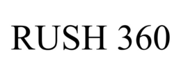RUSH 360 trademark