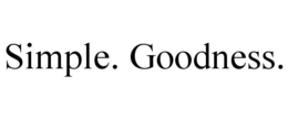 SIMPLE. GOODNESS. trademark
