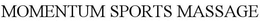 MOMENTUM SPORTS MASSAGE trademark