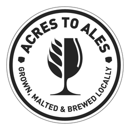 ACRES TO ALES GROWN, MALTED & BREWED LOCALLY trademark
