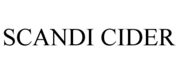 SCANDI CIDER trademark