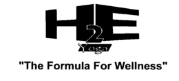 H2E YOGA "THE FORMULA FOR WELLNESS" trademark