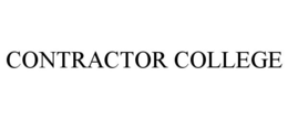 CONTRACTOR COLLEGE trademark