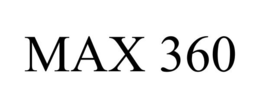 MAX 360 trademark