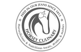 HORSEY CULINARY FEED IN OUR JEANS SINCE 1813 HORSEYLICIOUS & NUTRITIOUS TREATS, DRINKS, & MASHES FS trademark