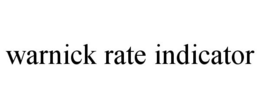 WARNICK RATE INDICATOR trademark