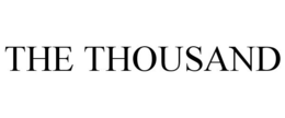 THE THOUSAND trademark
