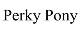 PERKY PONY trademark