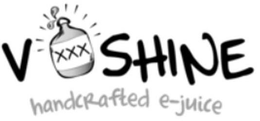 V XXX SHINE HANDCRAFTED E-JUICE trademark