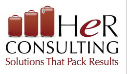 HER CONSULTING SOLUTIONS THAT PACK RESULTS trademark
