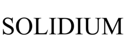 SOLIDIUM trademark