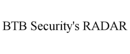 BTB SECURITY'S RADAR trademark