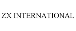 ZX INTERNATIONAL trademark