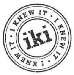 I KNEW IT IKI trademark