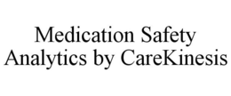 MEDICATION SAFETY ANALYTICS BY CAREKINESIS trademark
